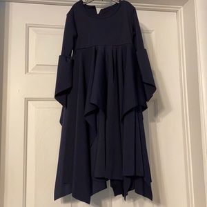 Navy Blue Dress, little girl 4T